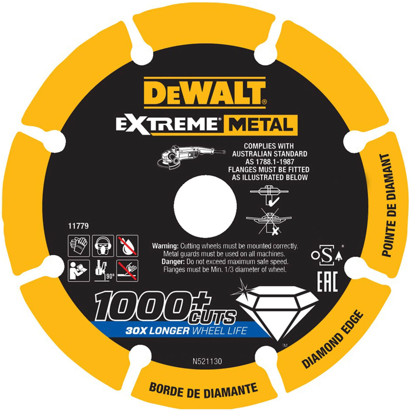 Photos - Cutting Disc DeWALT Extreme Diamond Metal  180mm DT40254 