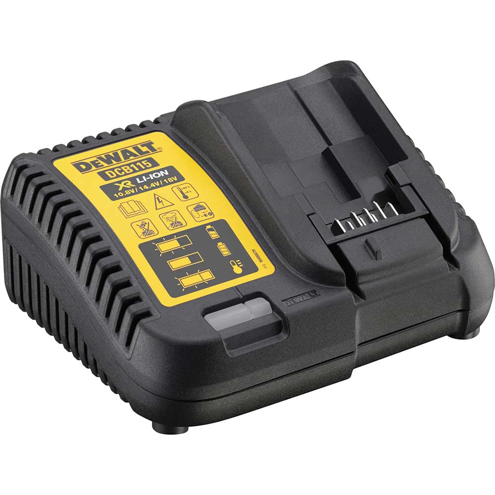 Image of DeWalt DCB115 XR Cordless Li-ion 12v - 18v Battery Charger 240v