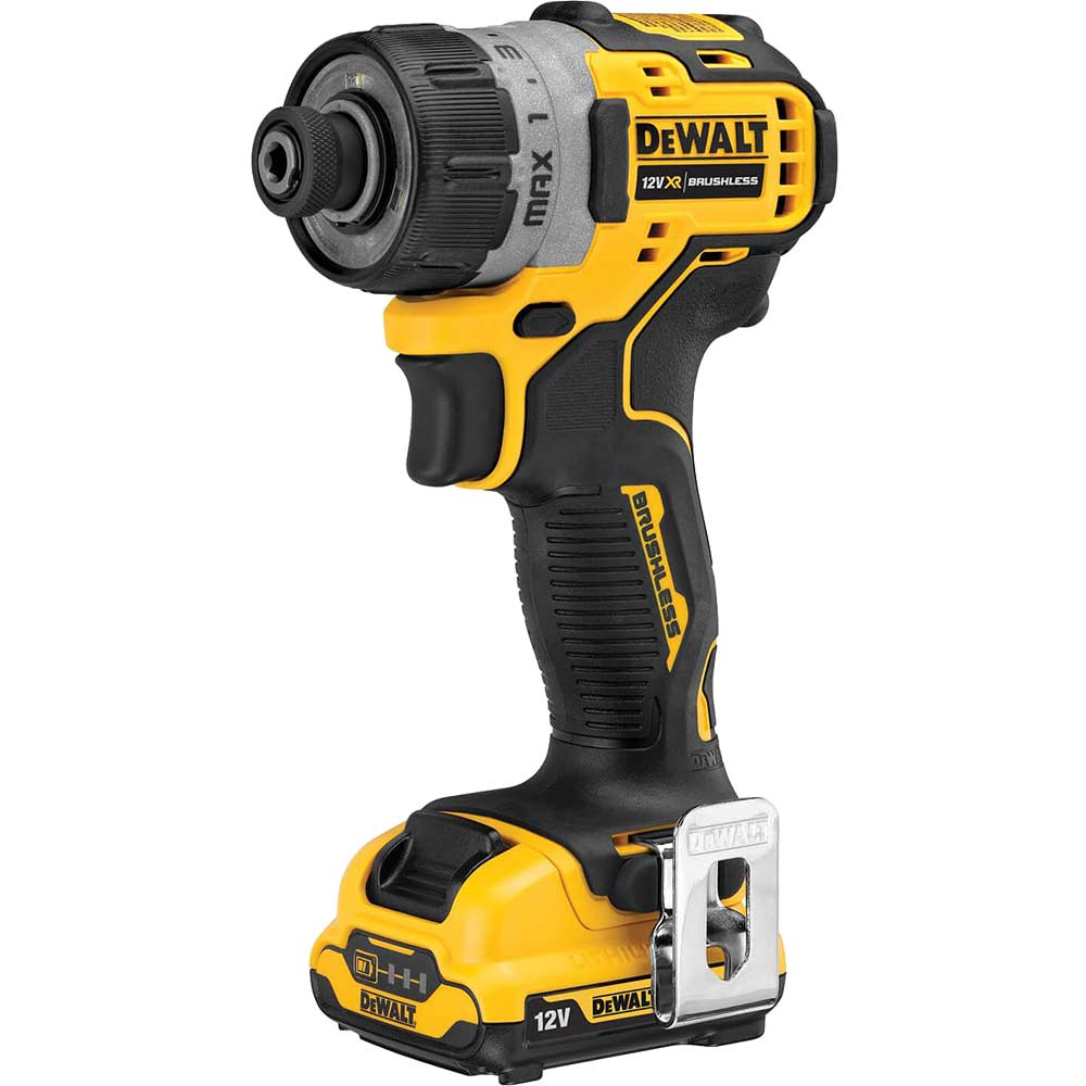 Image of DeWalt DCF601D2 12v XR Cordless Brushless Compact Screwdriver 2 x 2ah Li-ion Charger Case