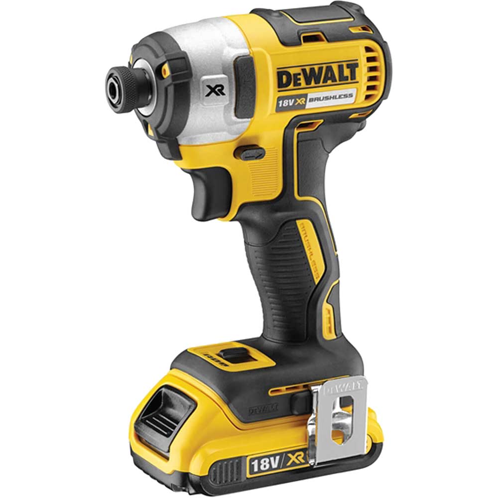 Image of DeWalt DCF887 18v XR Cordless Brushless Impact Driver 2 x 2ah Li-ion Charger Case