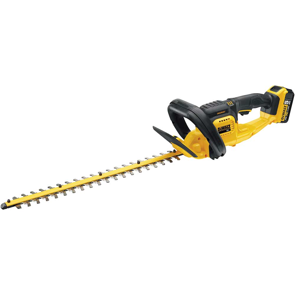 DeWalt DCM563 18v XR Cordless Hedge Trimmer 550mm 1 x 5ah Li-ion Charger No Case