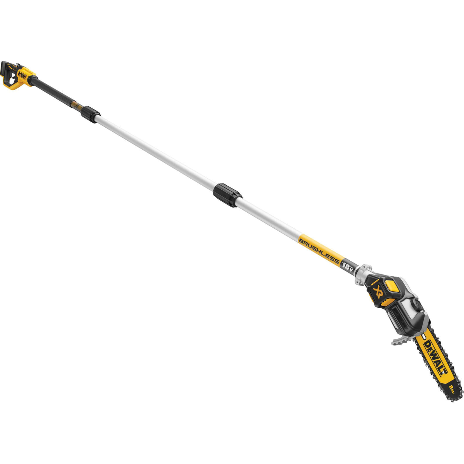 Image of DeWalt DCMPS567 18v XR Cordless Brushless Pole Chain Saw 200mm No Batteries No Charger