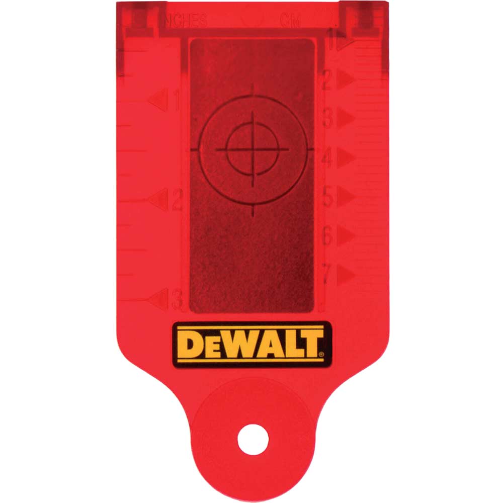 Image of DeWalt Laser Target Plate Red