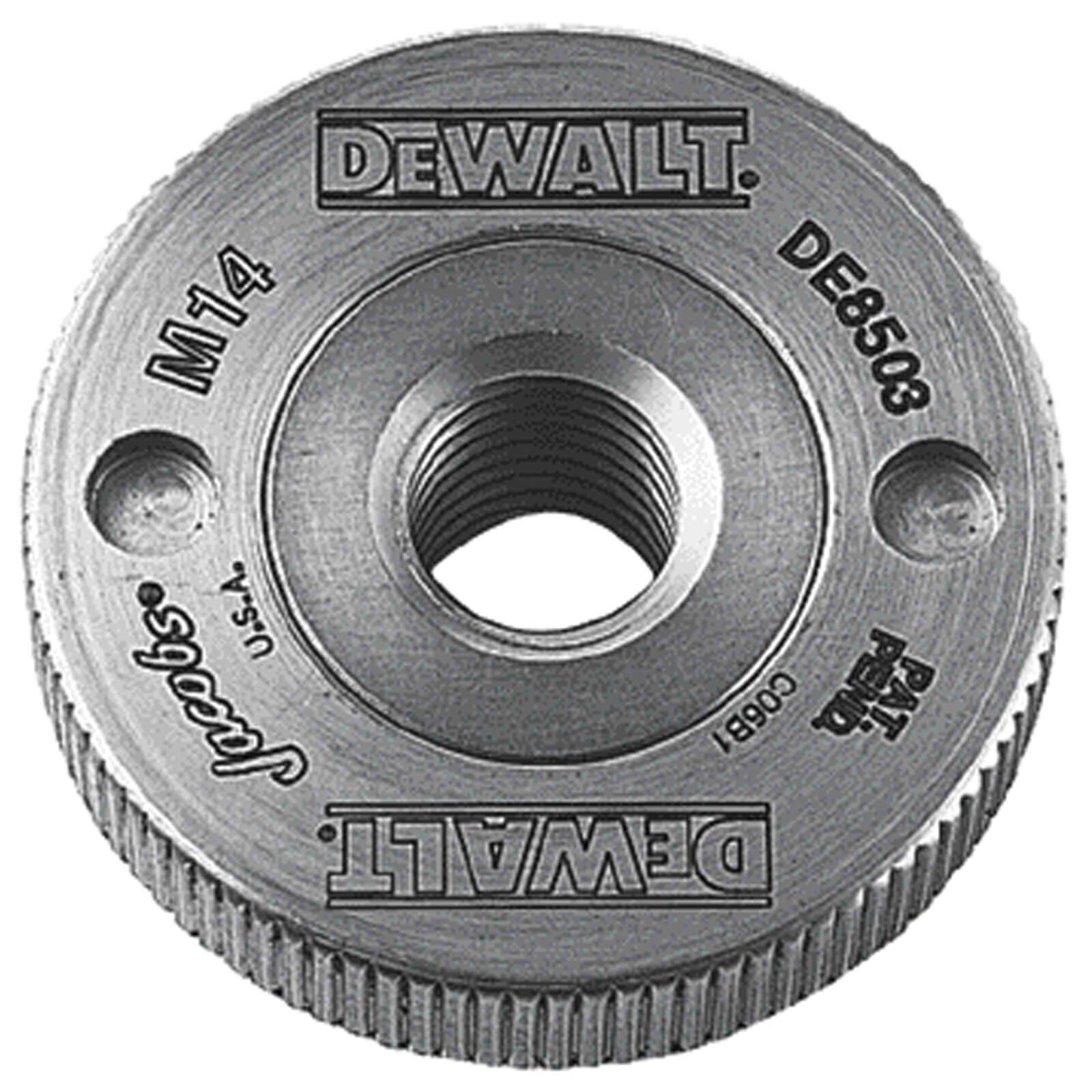 Photos - Power Tool Accessory DeWALT DE8503 Quick Release Angle Grinder Flange Nut 