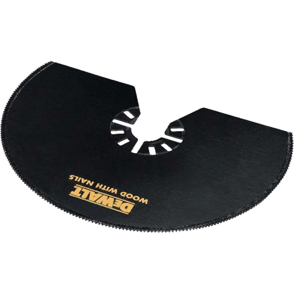 Image of DeWalt DT20708 Wood Oscillating Multi Tool Segment Saw Blade 100mm Pack of 1