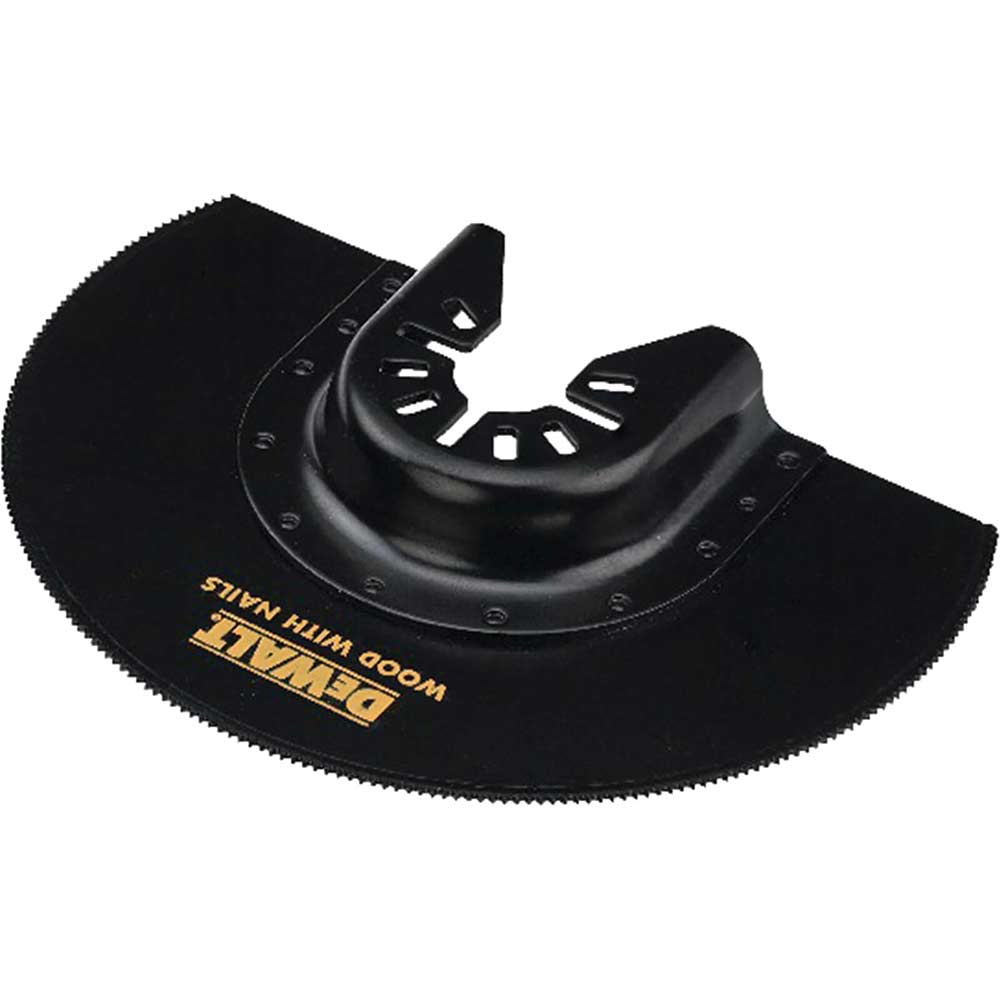 Image of DeWalt DT20710 Flush Cut Plasterboard and Wood Oscillating Multi Tool Segment Saw Blade 100mm Pack of 1