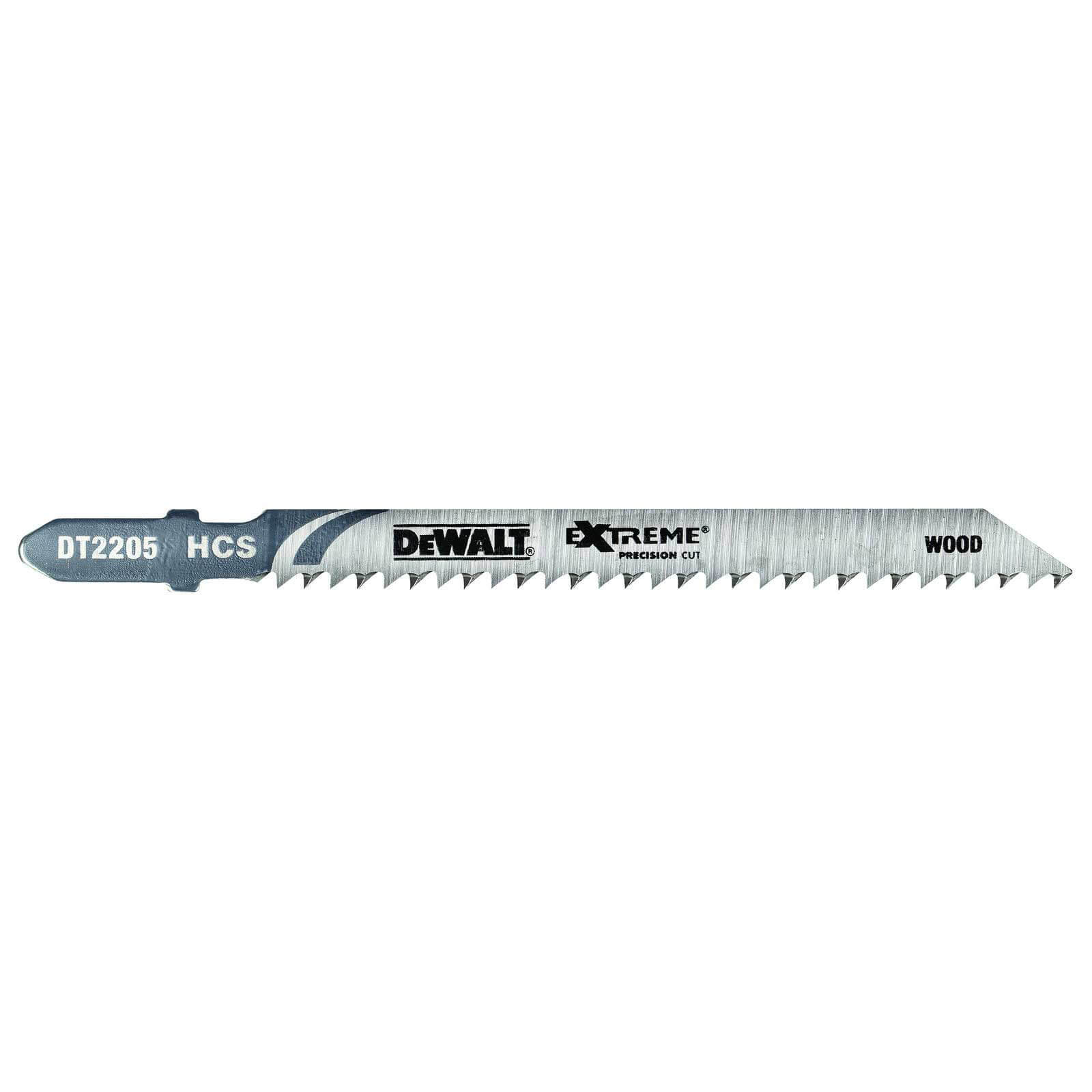 Image of DeWalt XPC T101B Bi Metal Jigsaw Blades for Wood Pack of 5