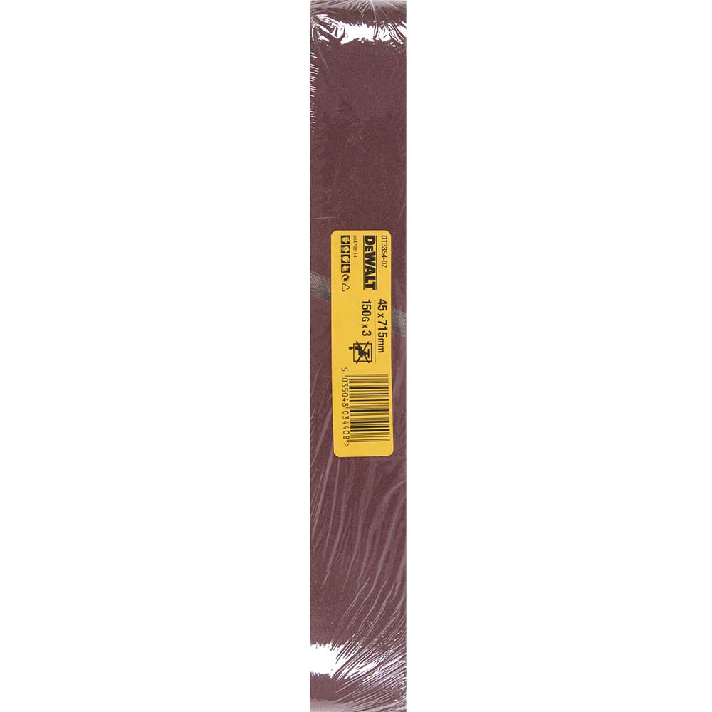 Photos - Abrasive Wheel / Belt DeWALT 45 x 715mm Sanding Belts 45mm x 715mm 150g Pack of 3 DT3354 