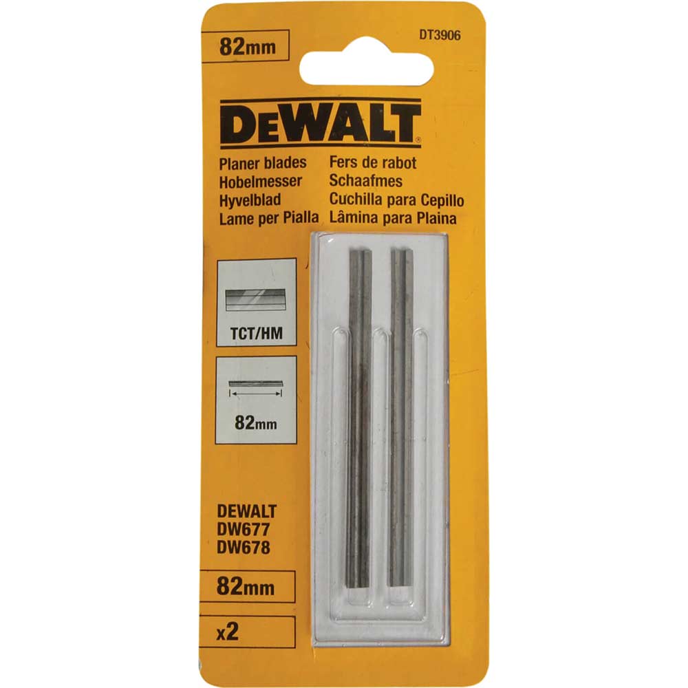 Image of DeWalt TCT Reversible Planer Blades 82mm