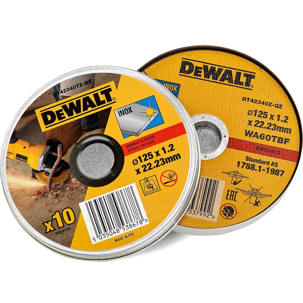 Image of DeWalt INOX Thin Stainless Steel Cutting Disc 125mm