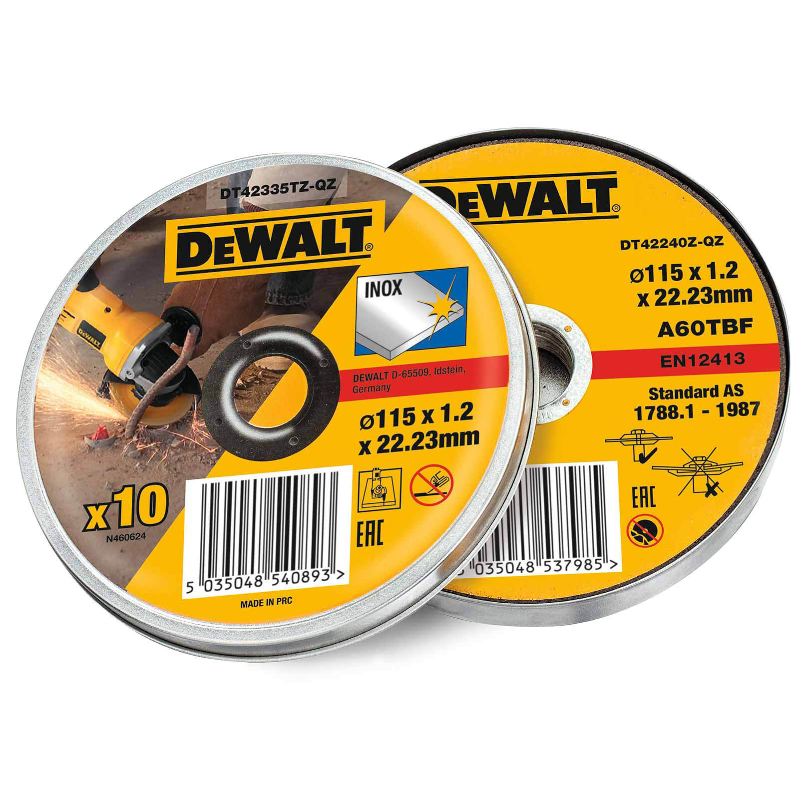 Image of DeWalt INOX Thin Stainless Steel Cutting Disc 115mm