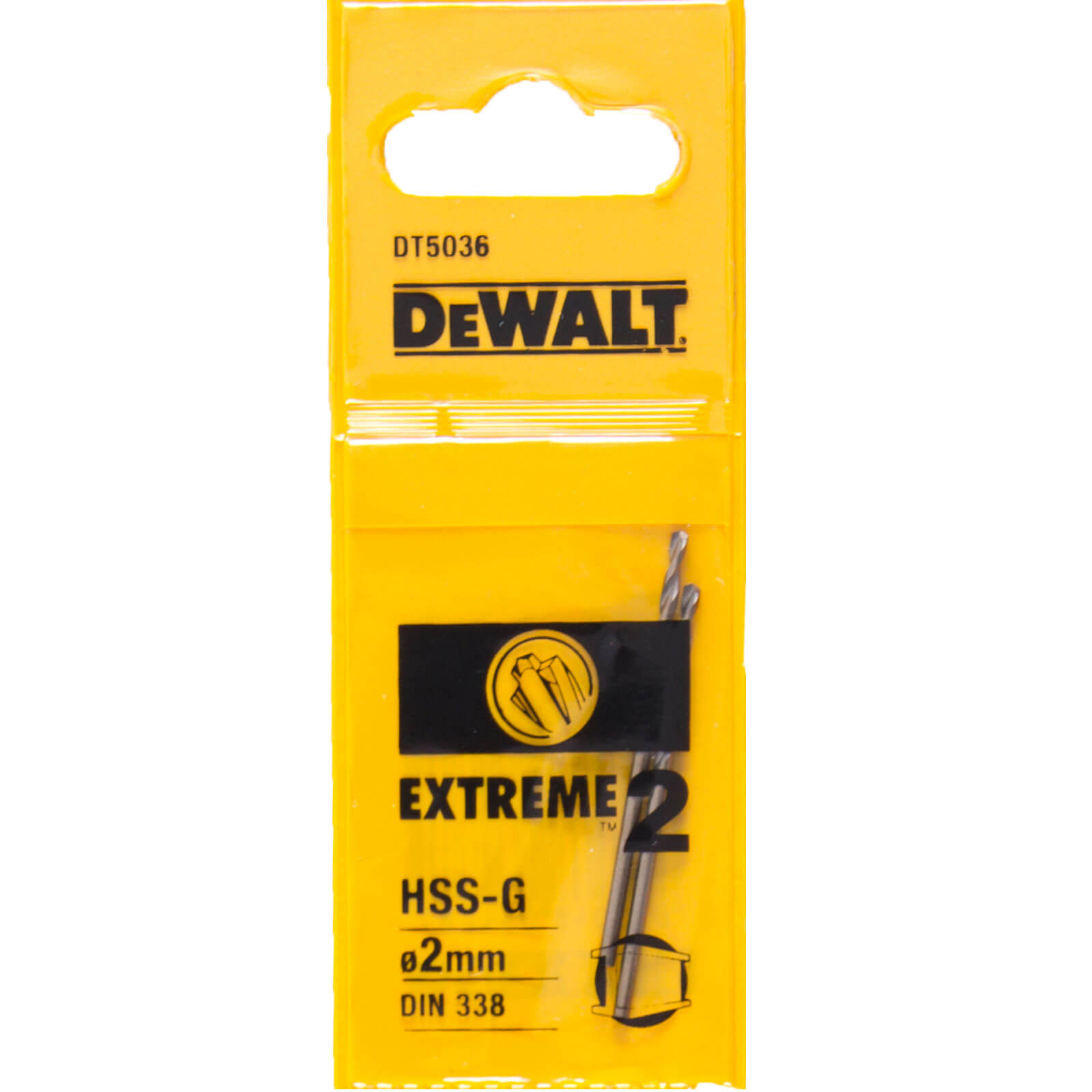 Image of DeWalt Extreme 2 Metal Drill Bit 2mm Pack of 2