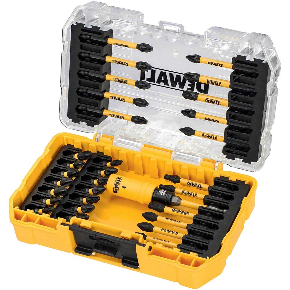 DeWalt 31 Piece FlexTorq Impact Screwdriver Bit Set Screwdriver Bits
