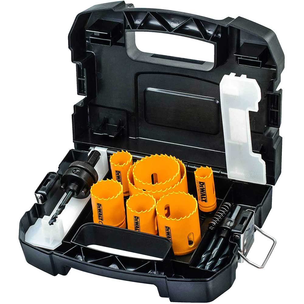 Image of DeWalt 11 Piece Electricians Bi Metal Hole Saw Set