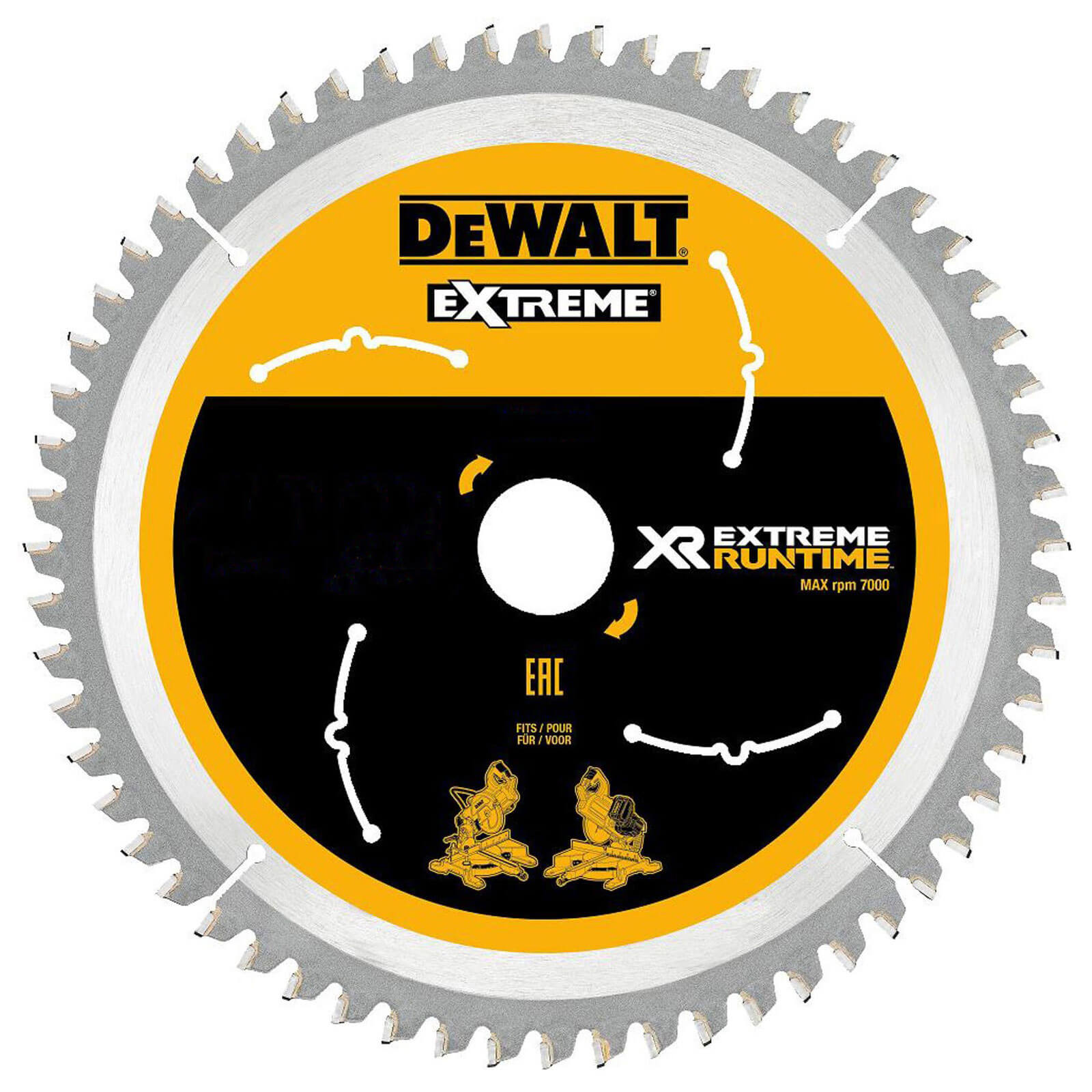 Image of DeWalt Extreme Runtime Circular Saw Blade 216mm 60T 30mm