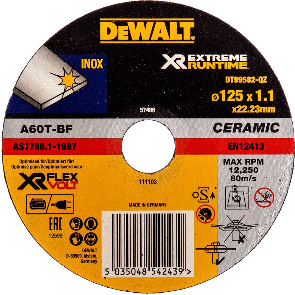 Dewalt extreme metal cutting disc 125mm deals