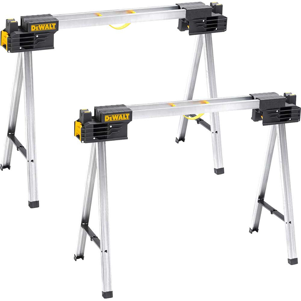 Image of DeWalt Heavy Duty Metal Saw Horse Twin Pack