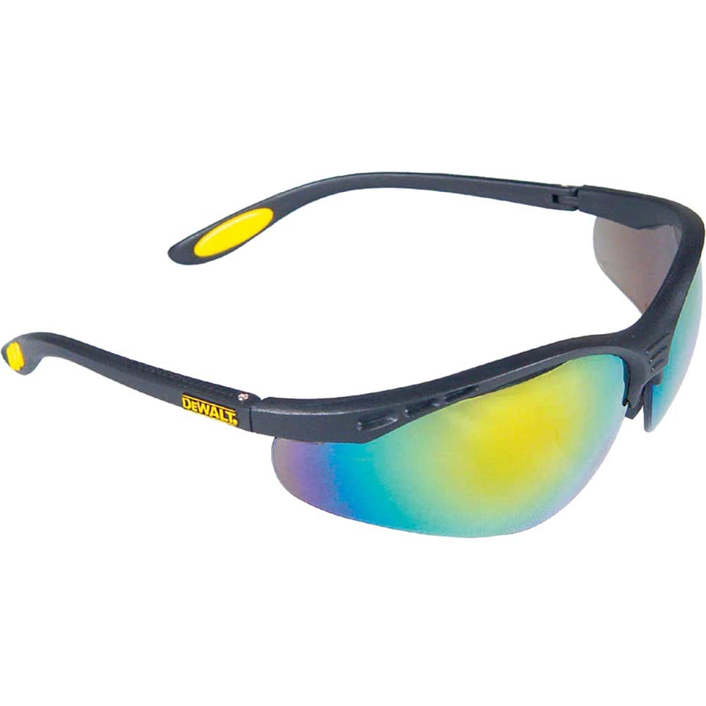 Image of DeWalt Reinforcer Fire Mirror Safety Glasses