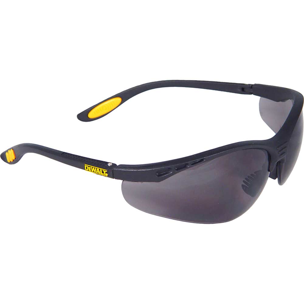 Image of DeWalt Reinforcer Smoke Safety Glasses