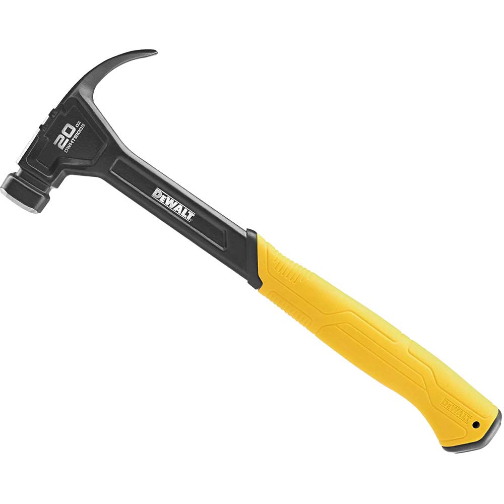 DeWalt Smooth Face Curved Claw Hammer 560g