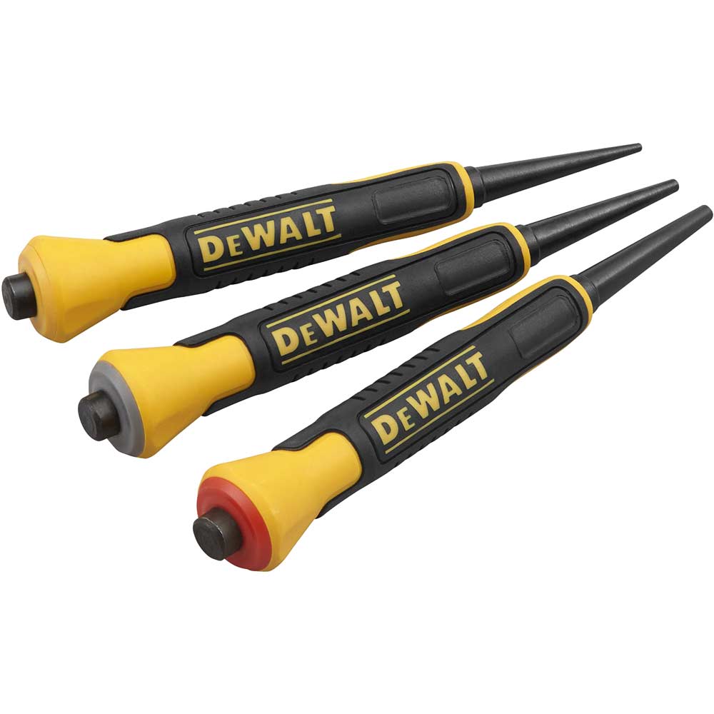 DeWalt 3 Piece Bi-Material Nail Punch Set