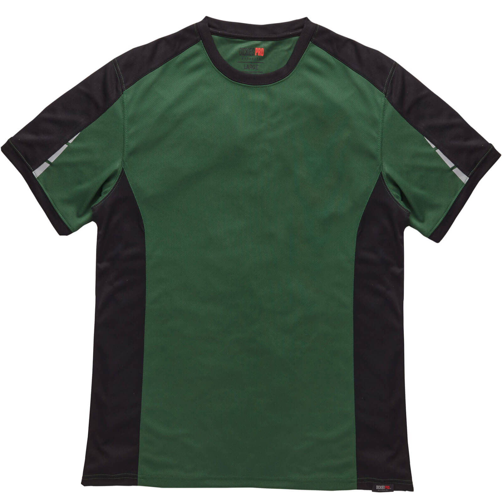 Image of Dickies Mens Pro T Shirt Green / Black 3XL