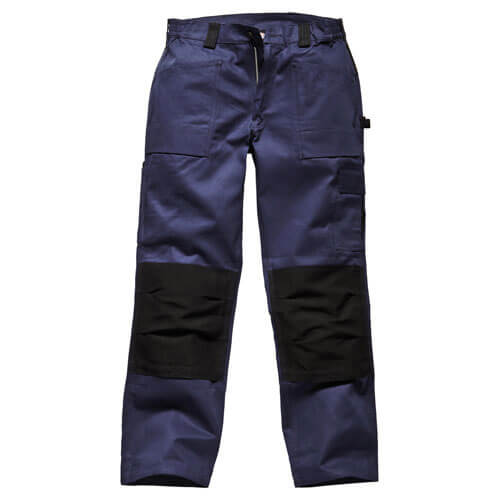 Image of Dickies Mens Grafter Duo Tone 290 Trousers Navy / Black 38" 30"