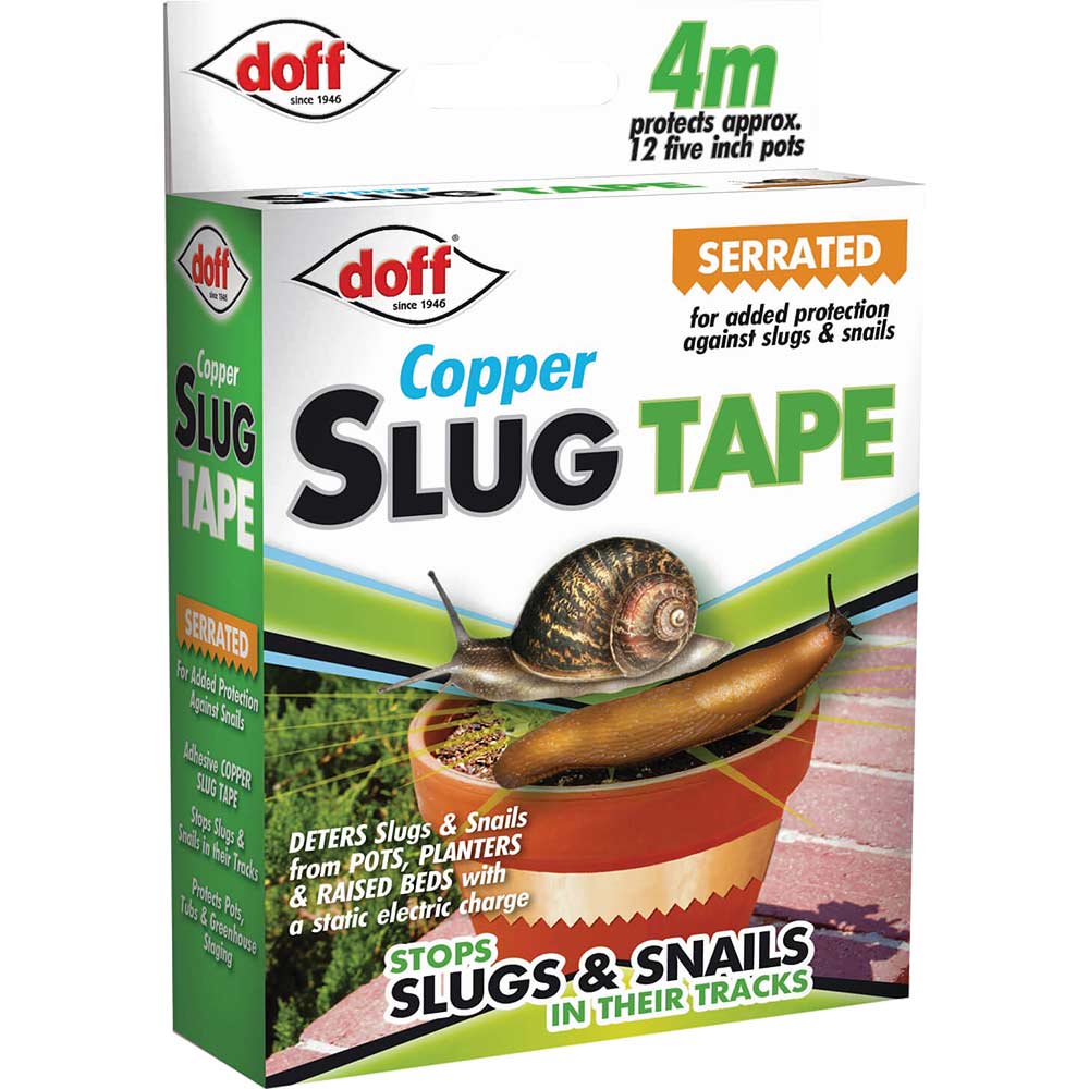 Image of Doff Adhesive Copper Slug and Snail Tape 4m