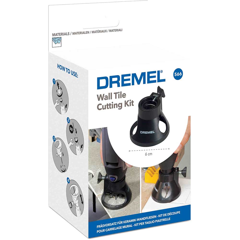 Image of Dremel 566 Rotary Multi Tool Ceramic Tile Cutting Kit