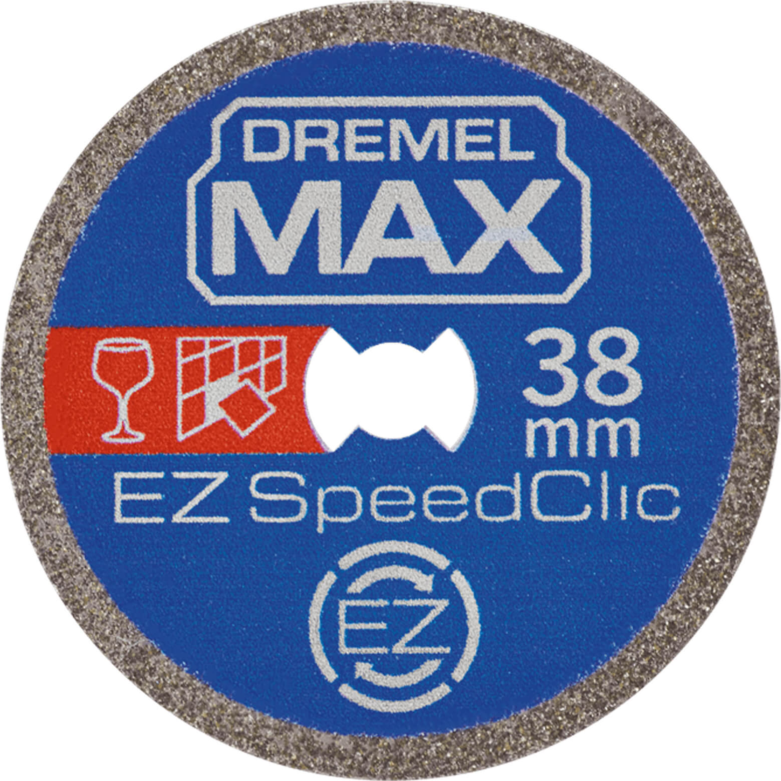 Image of Dremel Max SC545DM EZ SpeedClic Diamond Cutting Wheel 38mm Pack of 1