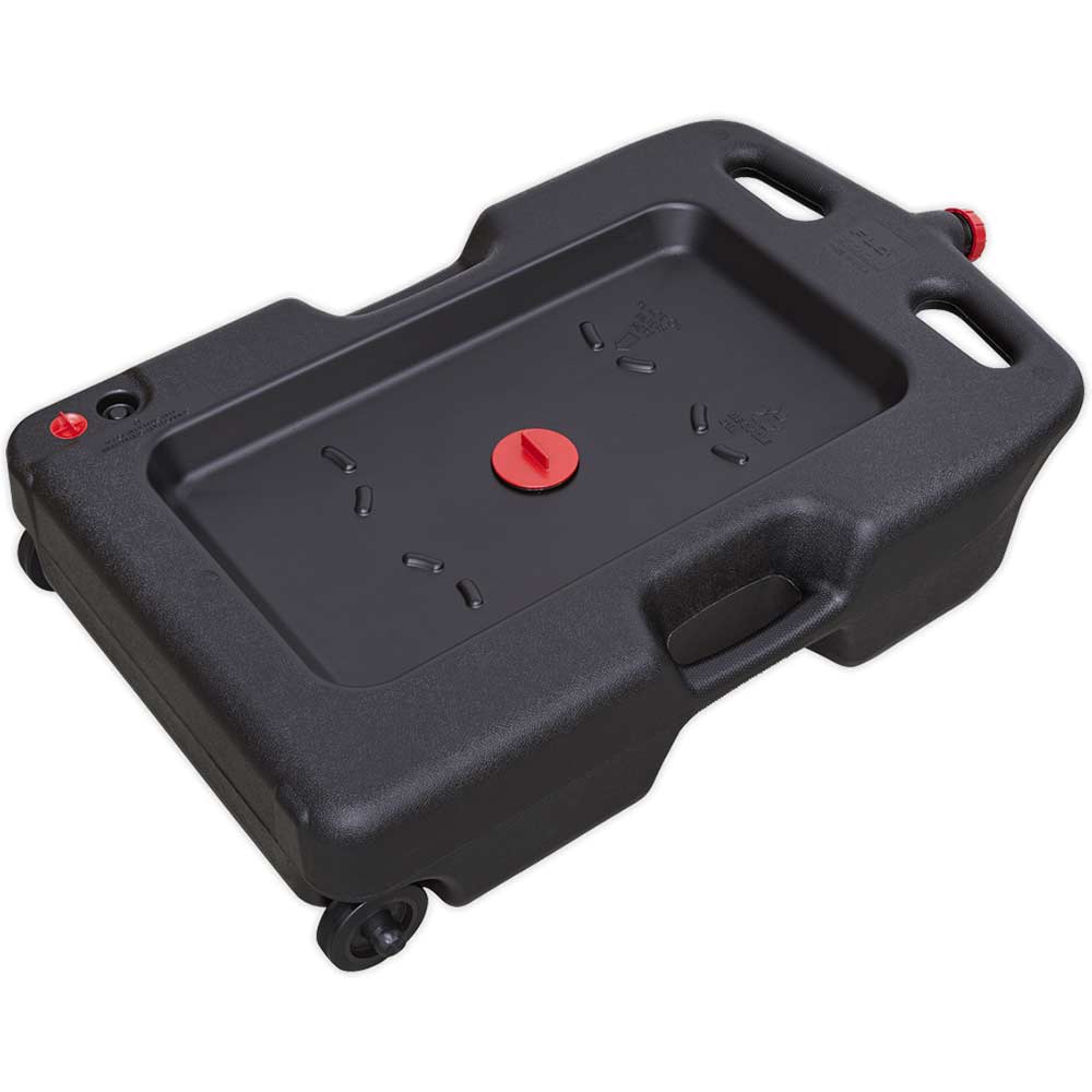 Sealey Oil / Fluid Drain and Recycle Wheeled Container 54l