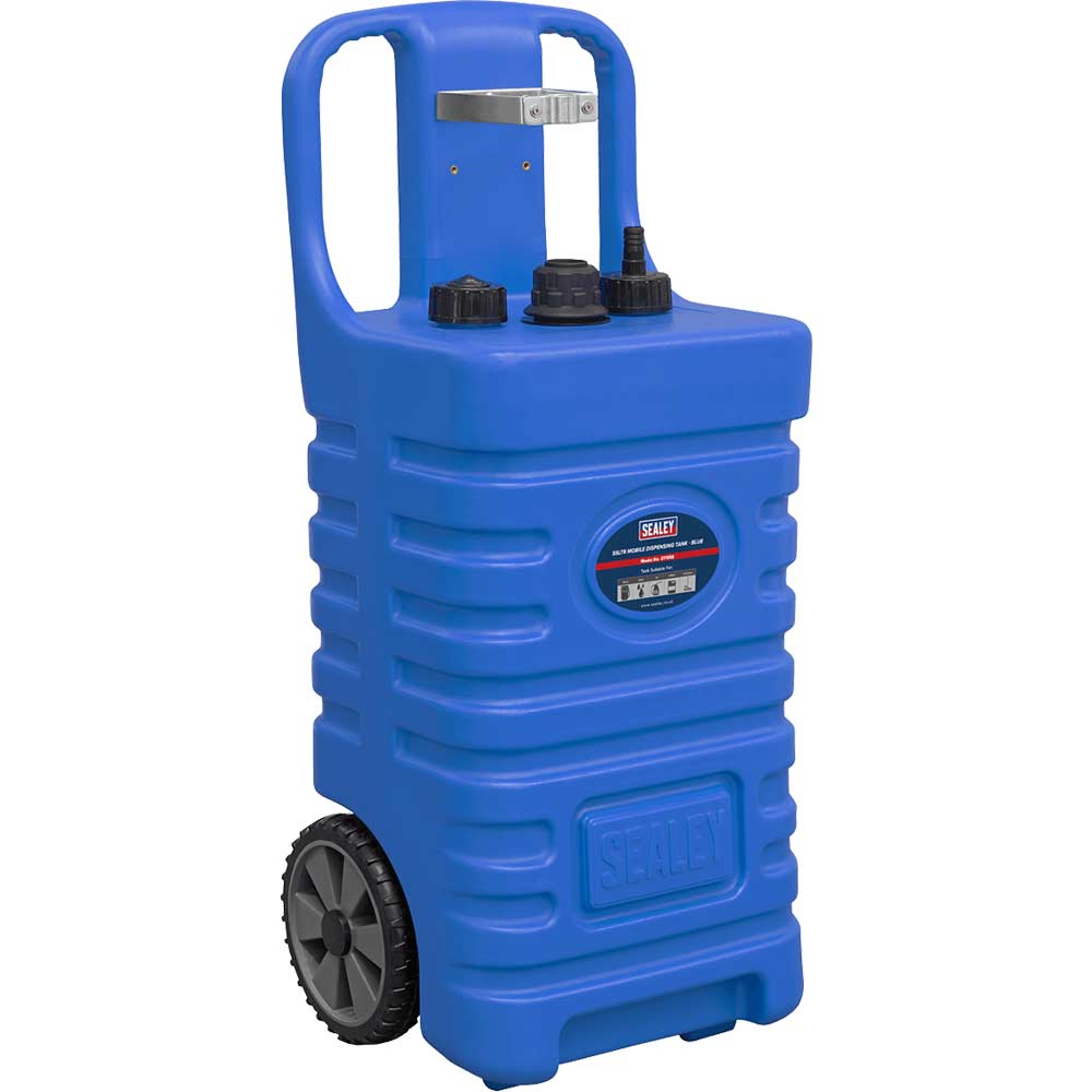 Sealey 55 Litre Mobile Dispensing Tank Blue