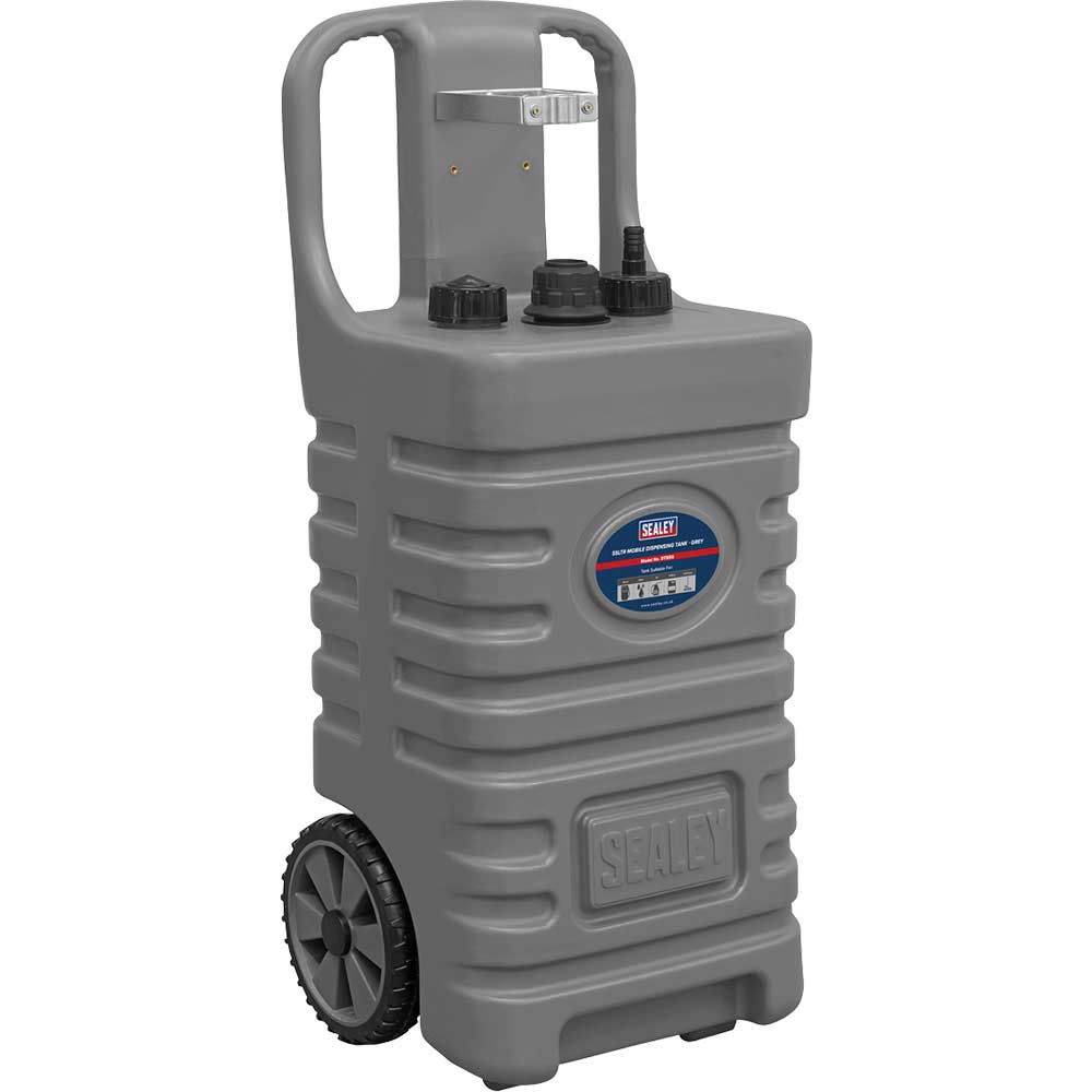 Sealey 55 Litre Mobile Dispensing Tank Grey