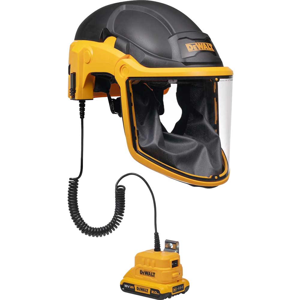 Dewalt Respiration Powered Air Purifying Respirator& Hard Hat