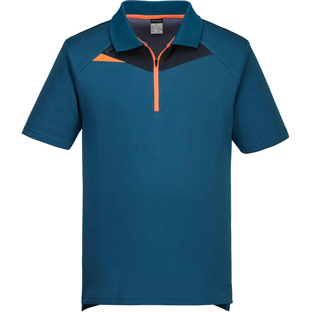 Photos - Safety Equipment Portwest DX4 Short Sleeve Polo Shirt DX410MBRXL 