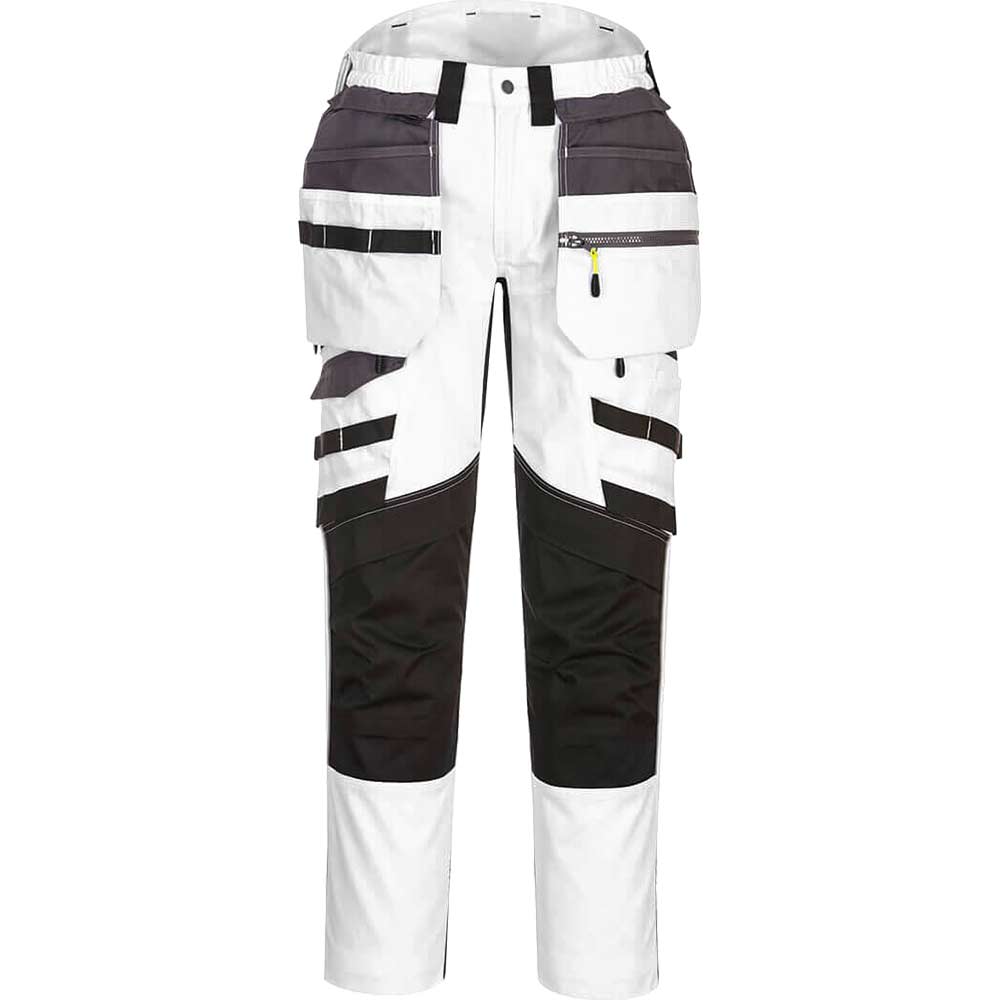 Portwest DX4 Holster Trousers White / Grey 46" 31