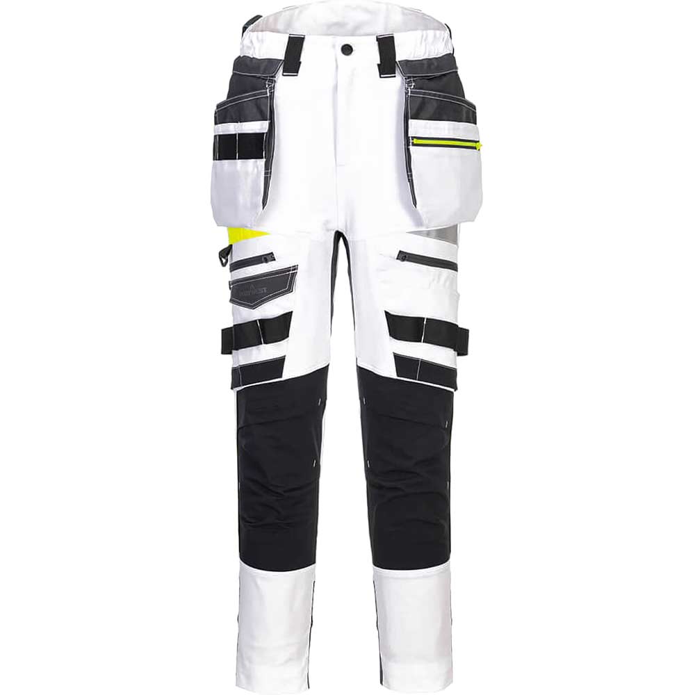 Portwest DX4 Womens Detachable Holster Pocket Trousers White 28" 31
