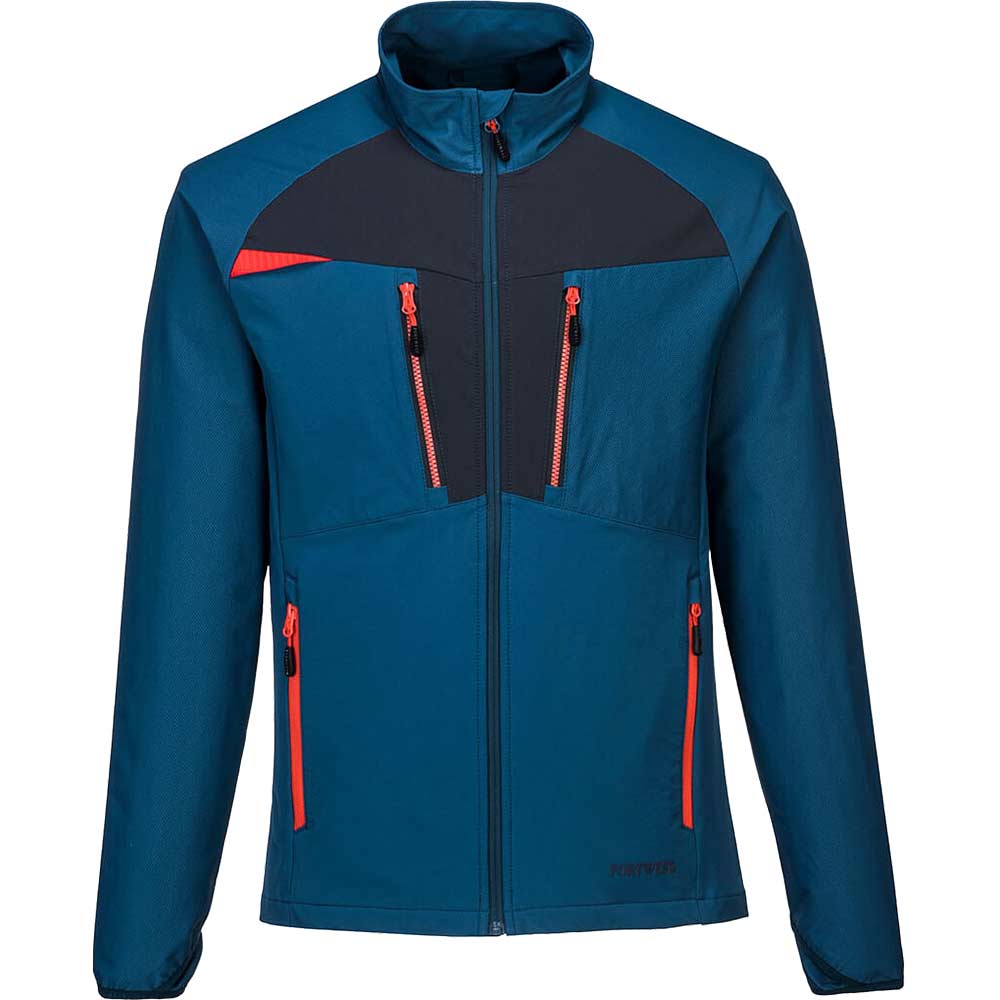 Portwest DX4 Mens Zip Pocket Baselayer Top Metro Blue L