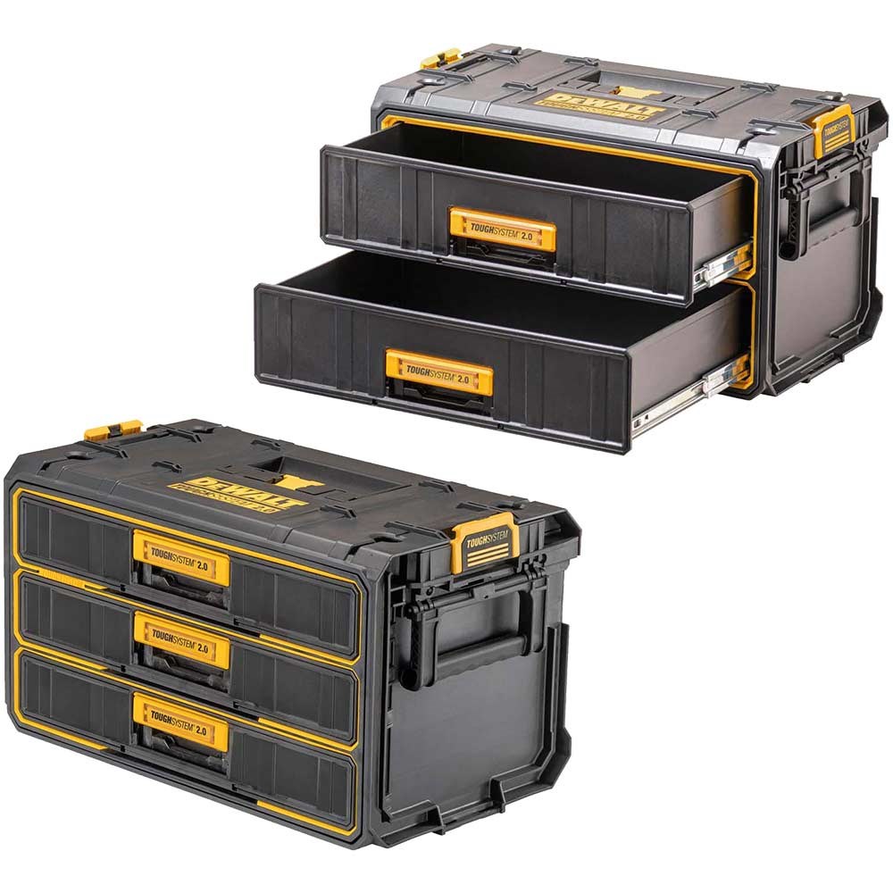 DeWalt Piece Tough System V2 Tool Case Set Tool Box Stacks