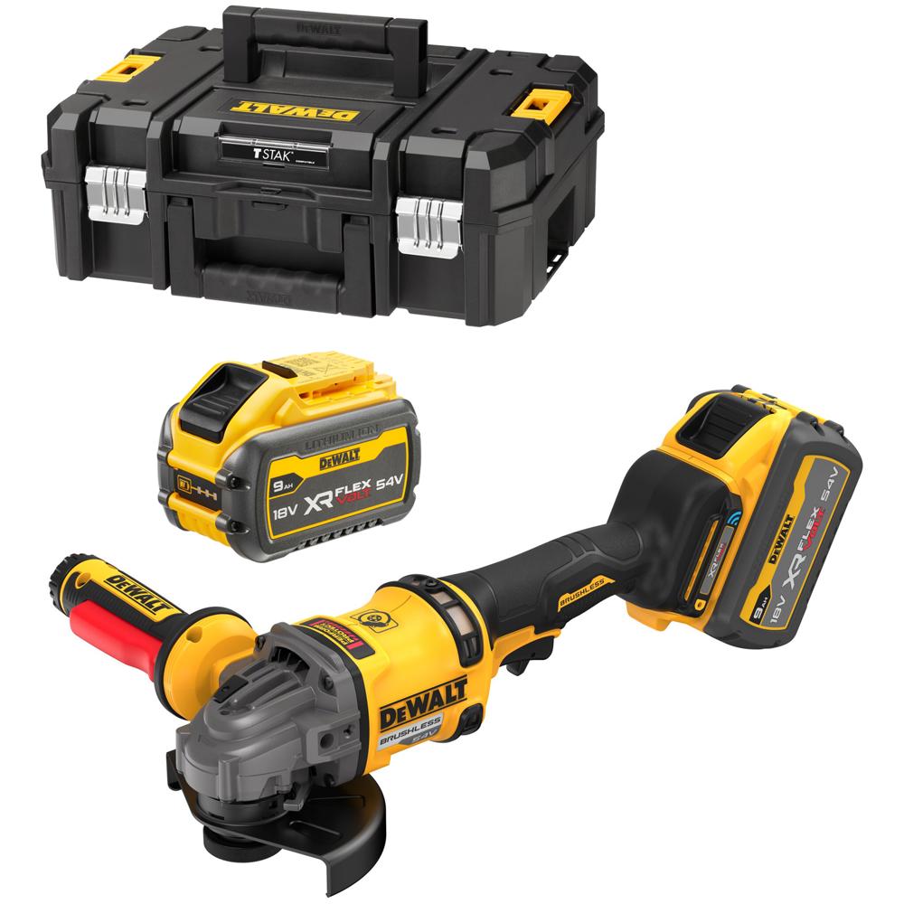 Dewalt Dcg418 54V Xr Flexvolt Cordless Angle Grinder 125Mm