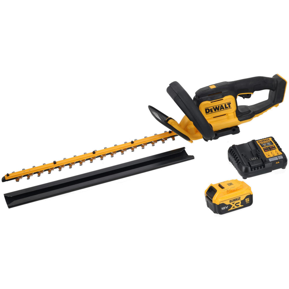 Dewalt Dcmht564 18v Xr Cordless Hedge Trimmer 550mm 1 X 5ah Li-ion Battery Charger