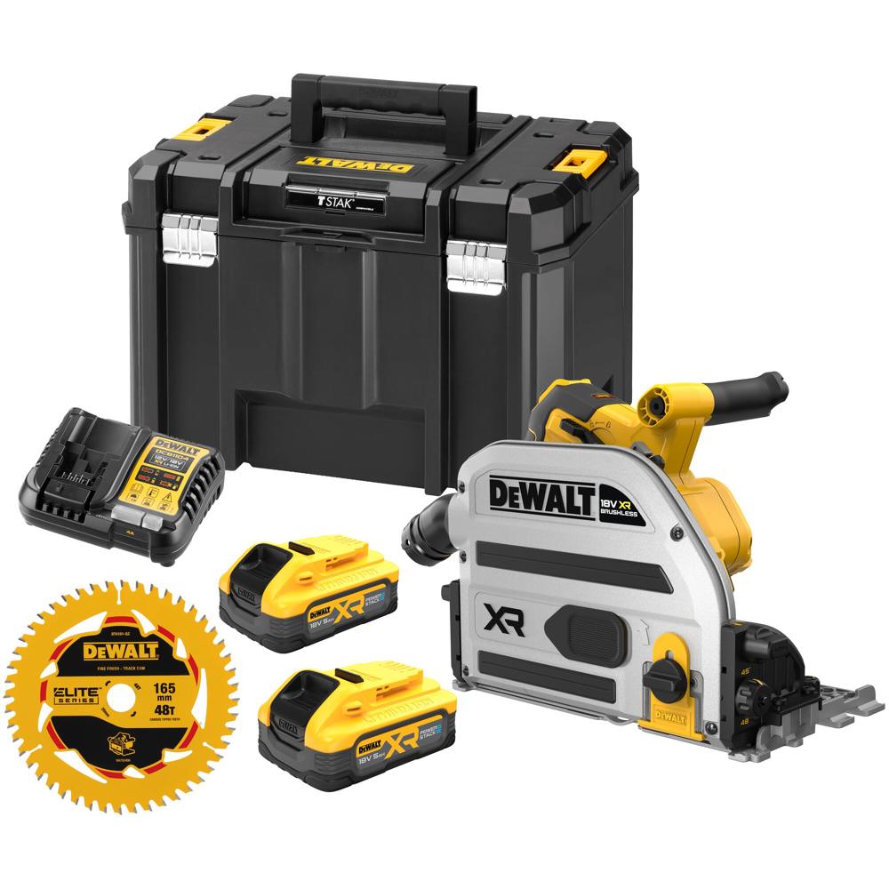 DEWALT DCS525H2T 18v Plunge saw 165mm - Image 10