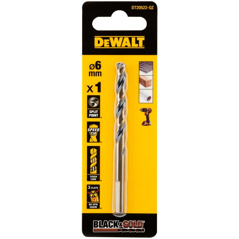 Dewalt Black/Gold And Hss Drill Bit