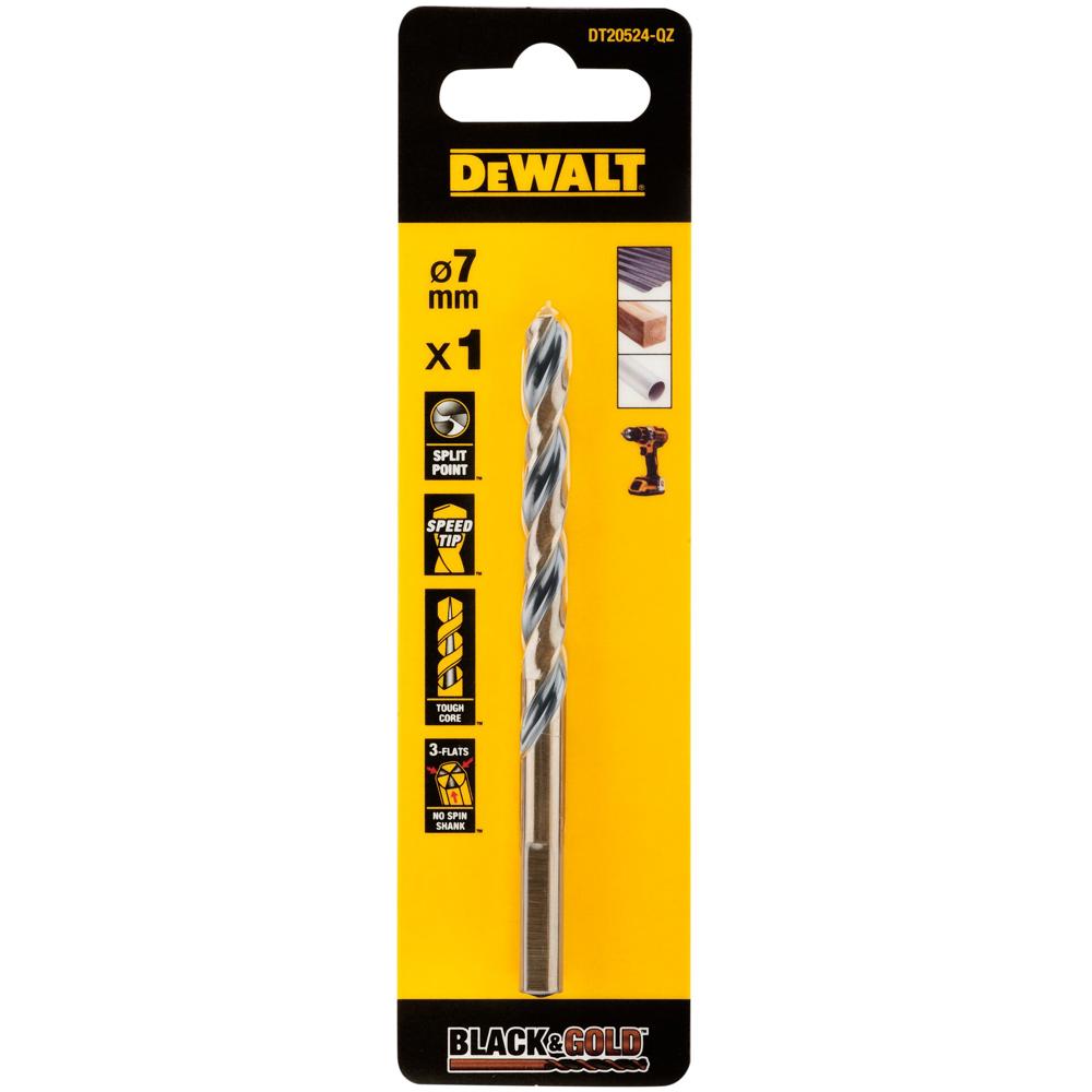 Dewalt Black/Gold And Hss Drill Bit