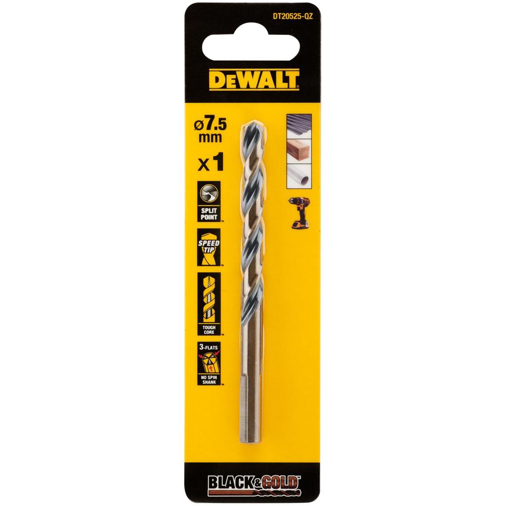 Dewalt Black/Gold And Hss Drill Bit