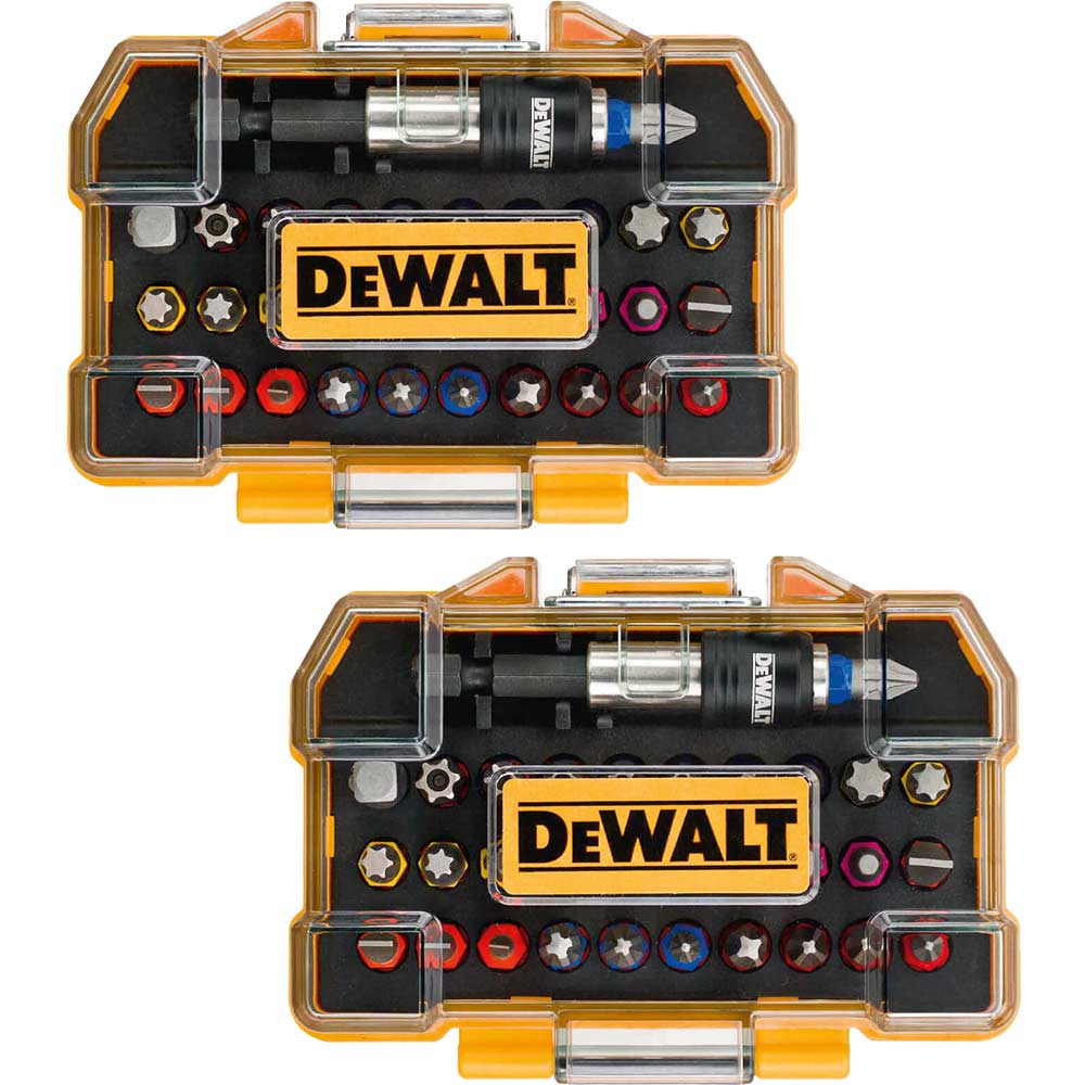 DeWalt 32 Piece Screwdriver Bit Set Twin Pack Screwdriver Bits