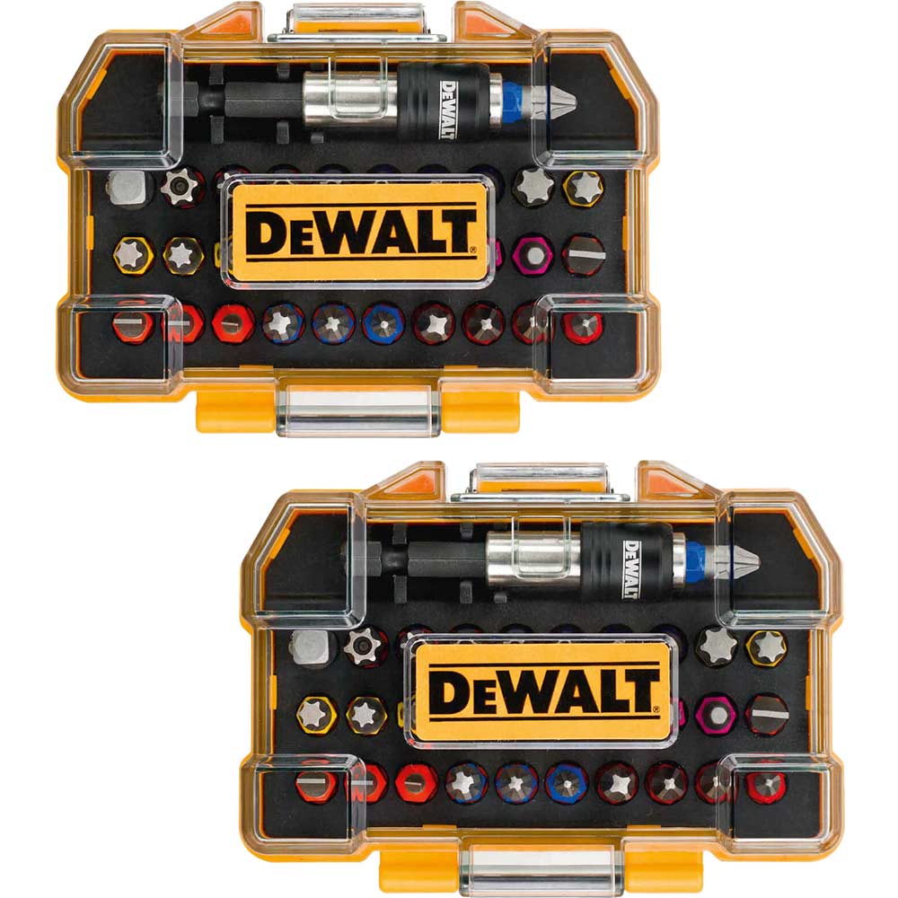 DeWalt 32 Piece Screwdriver Bit Set Twin Pack