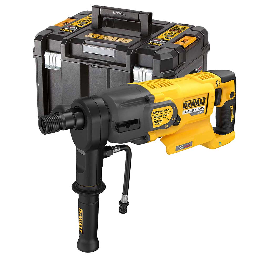 DeWalt DCD150 54v XR Flexvolt Cordless Diamond Core Drill No Batteries No Battery Charger Case