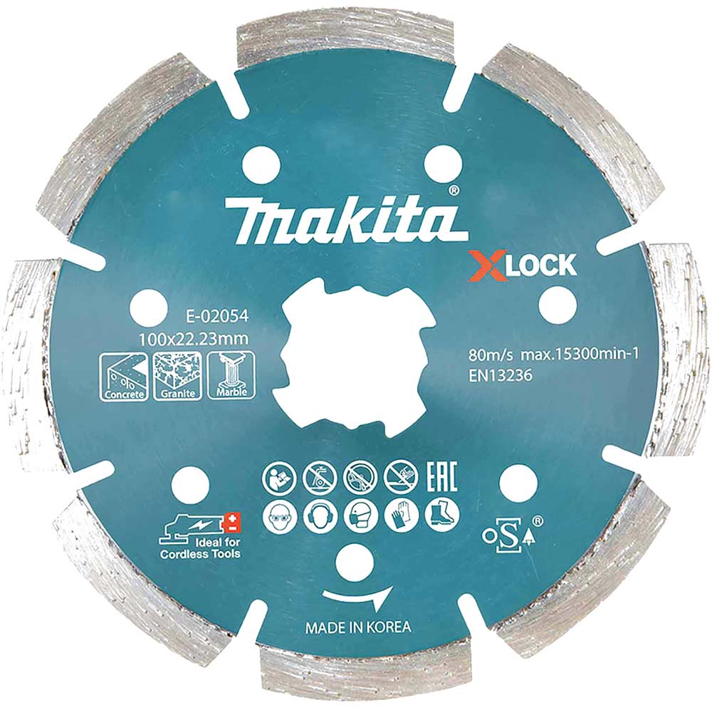 Image of Makita X Lock Diamond Cutting Disc 100mm