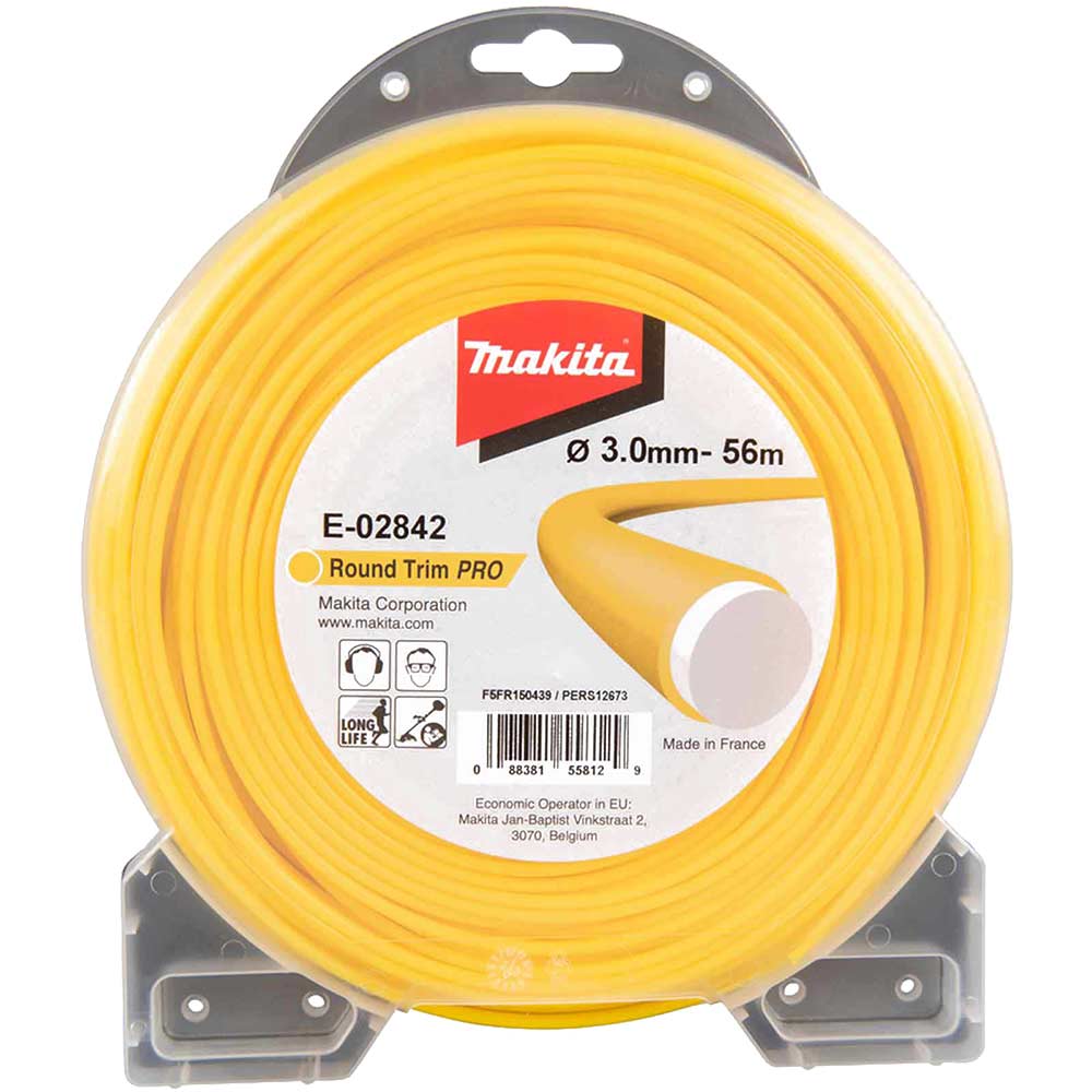 Click to view product details and reviews for Makita Heavy Duty Trim Pro Yellow Grass Trimmer Line 3mm 56m.